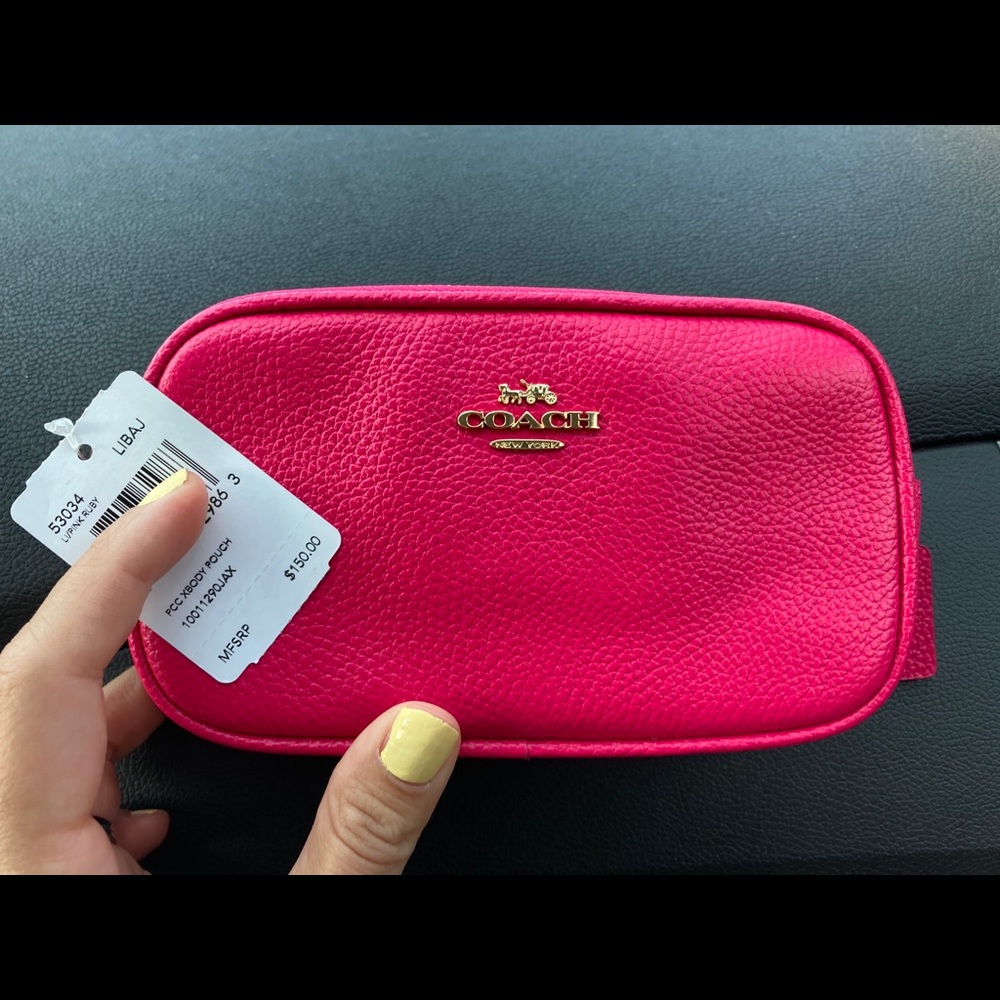 Coach PCC Crossbody Pouch -  Pink Ruby